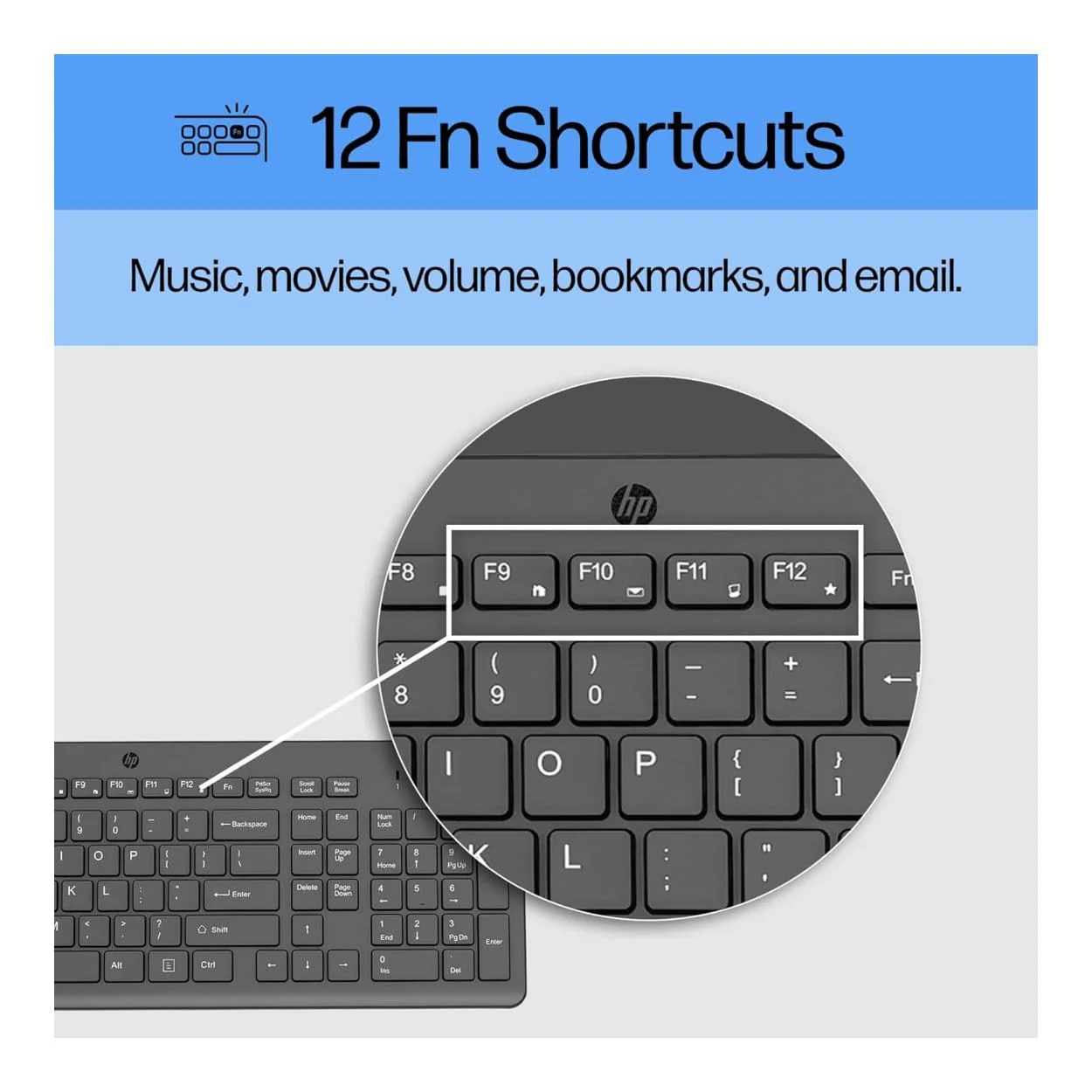 HP 150 Wired Keyboard Black 664R5AA - Image 4