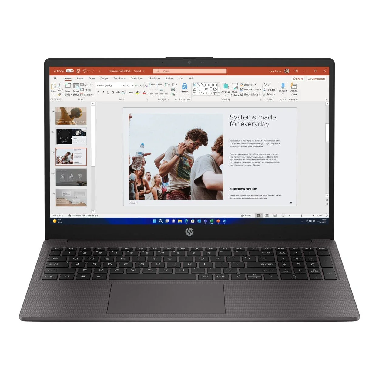 HP 250 G10 Core i3 15.6-inch FreeDos Laptop Bundle - Image 2