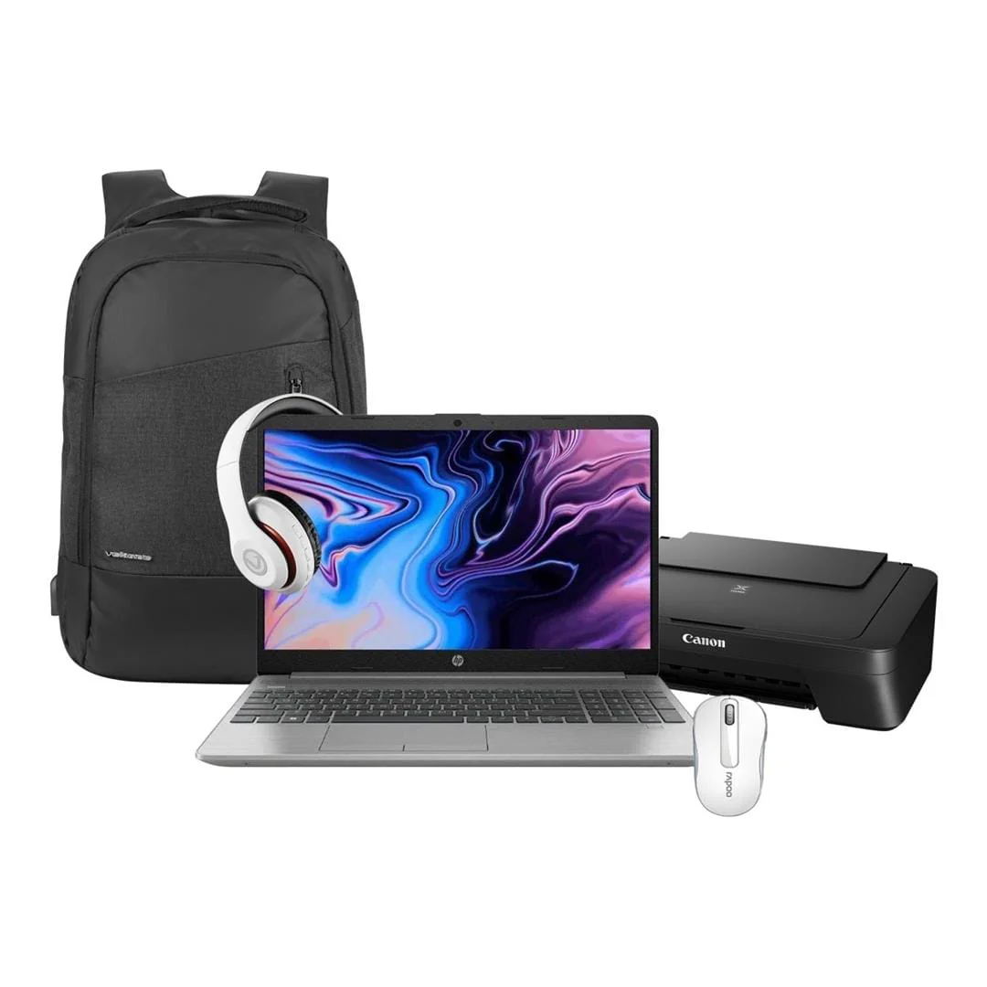 HP 250 G9 Intel N4500 15.6-inch Win 11 Home Laptop and Printer Bundle