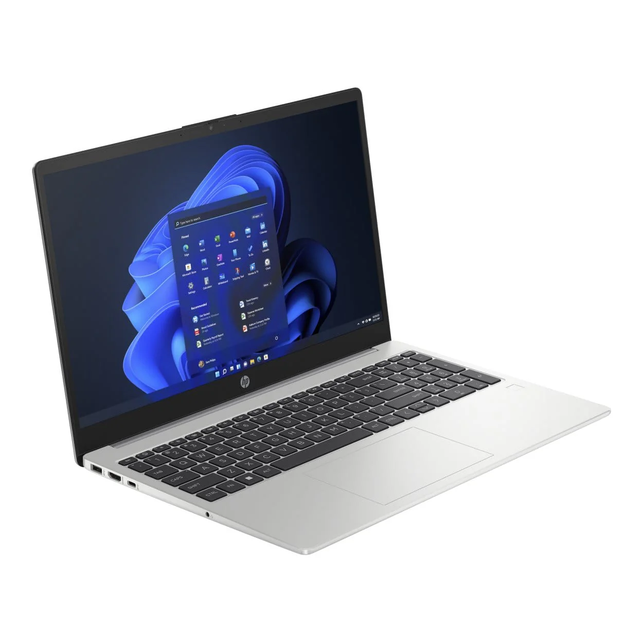 HP 255 G10 15.6-inch FHD Laptop - AMD Ryzen 5 7520U 512GB SSD 8GB RAM Win 11 Home Silver - Image 3