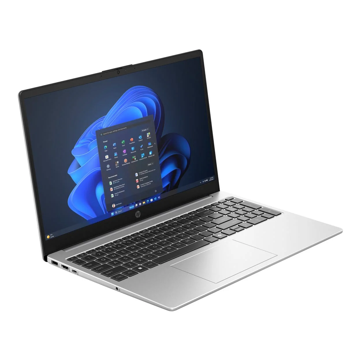 HP 255R G10 15.6-inch FHD Laptop - AMD Ryzen 3 7335U 512GB SSD 8GB RAM Win 11 Home Silver - Image 4