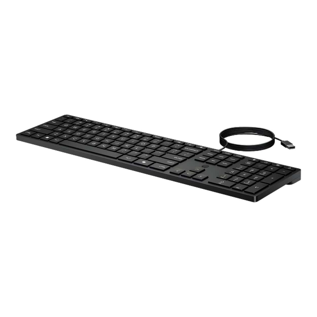 HP 320K Wired USB Keyboard Black 9SR37UT - Image 2
