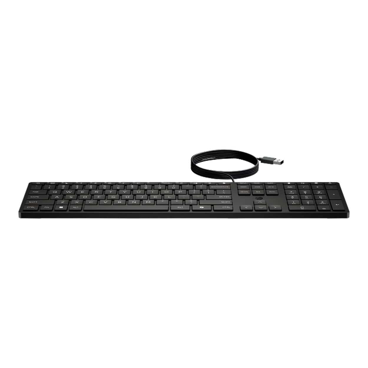 HP 320K Wired USB Keyboard Black 9SR37UT - Image 3