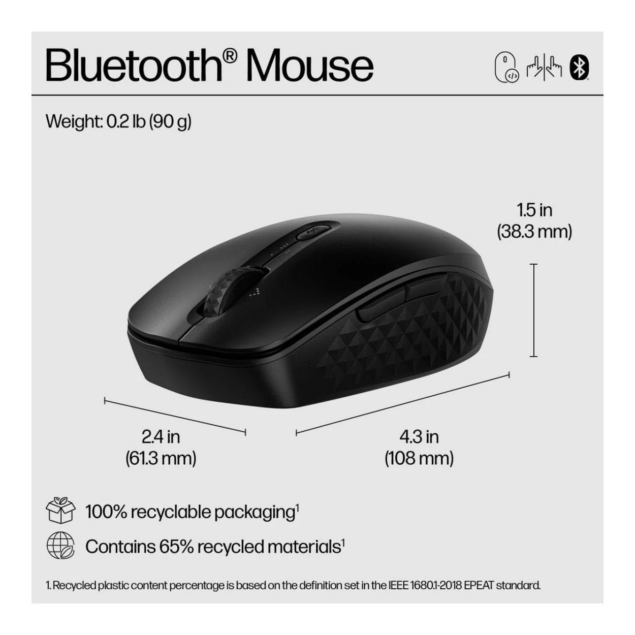 HP 420 Programmable Wireless Mouse Black 7M1D3AA - Image 12