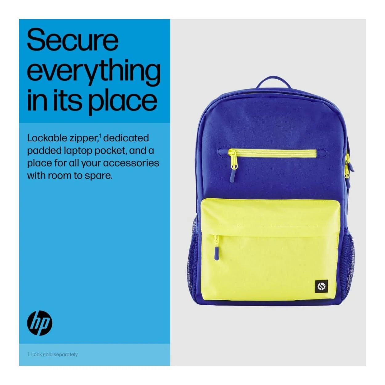 HP Campus Blue Backpack 7J596AA - Image 11