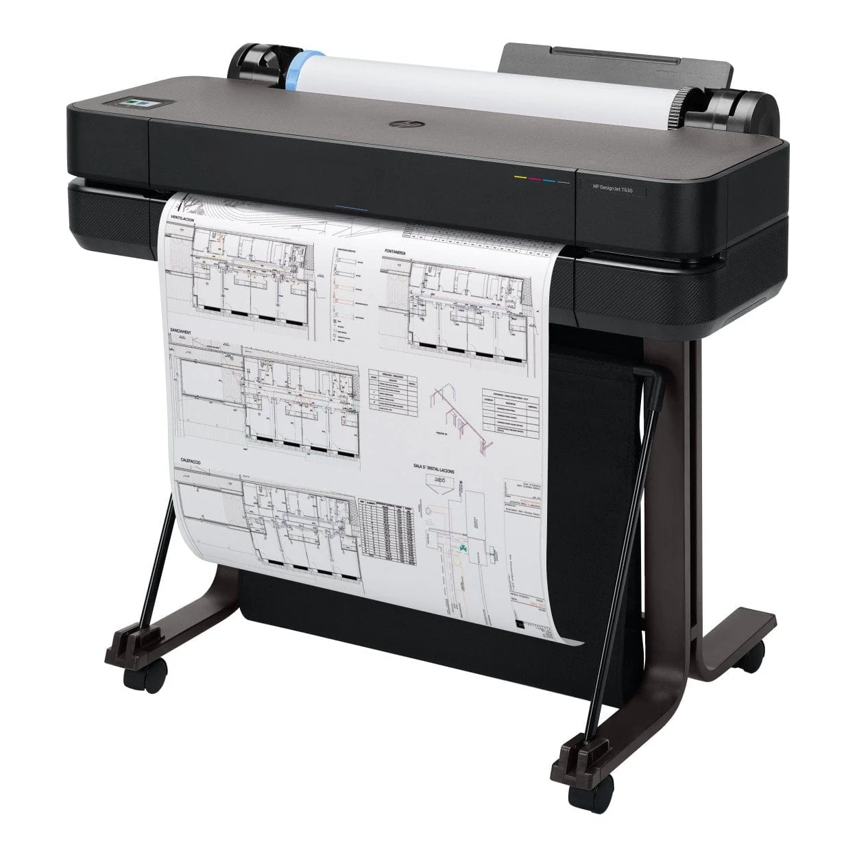 HP Designjet T630 Wi-Fi Thermal Inkjet Colour Large Format Printer 5HB09D - Image 3