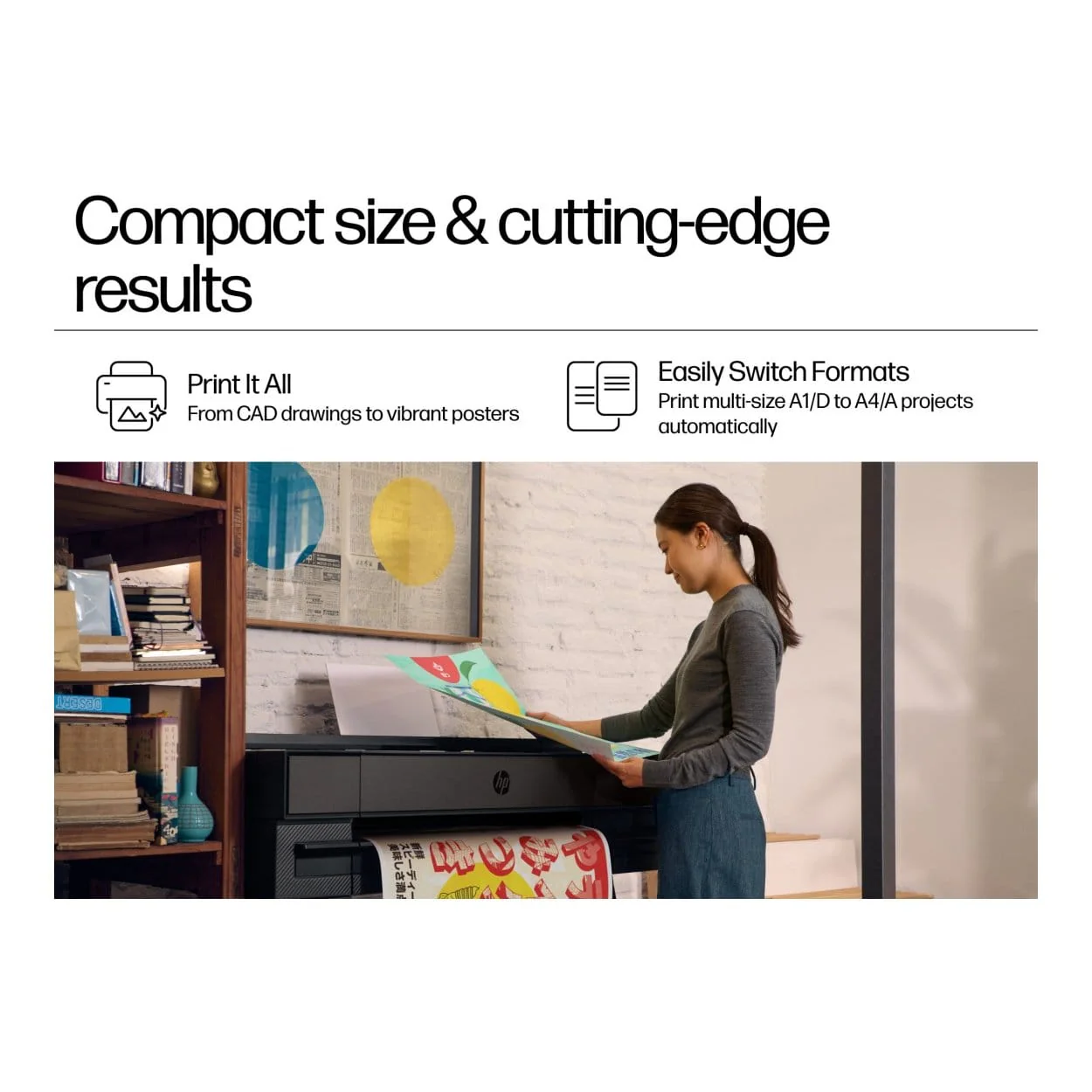 HP DesignJet T870 24-inch Wi-Fi Large Format Colour Printer AM0X9A - Image 5