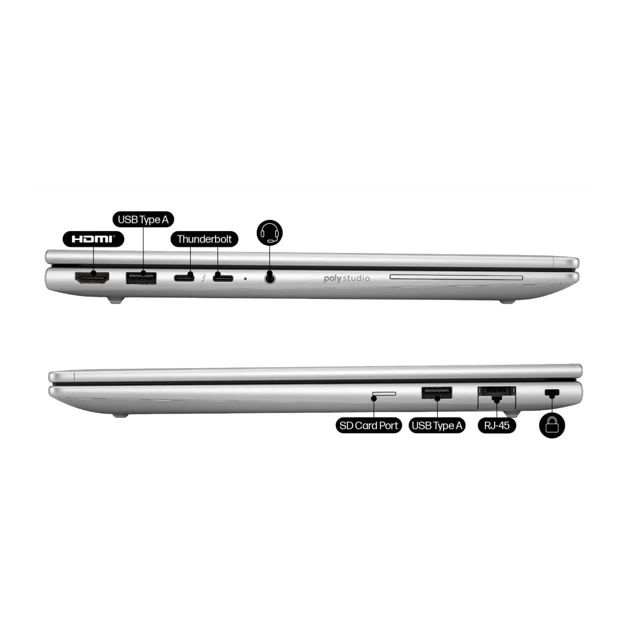 HP EliteBook 6 G1i 14-inch WUXGA AI Laptop - Intel Core Ultra 5 225U 512GB SSD 16GB RAM Win 11 Pro - Image 5
