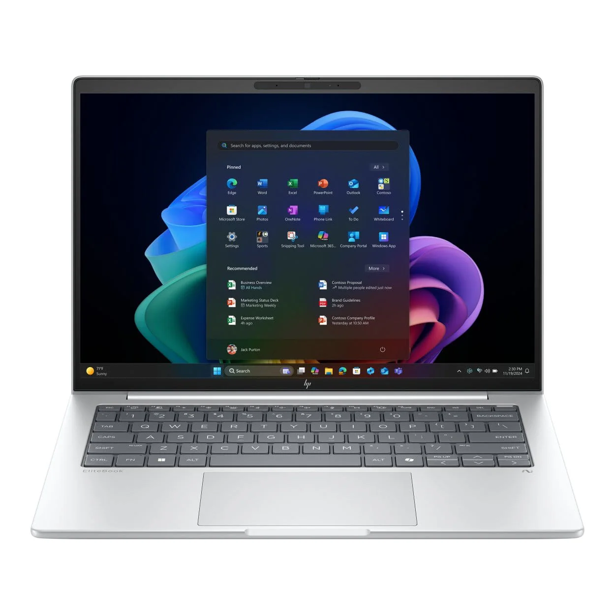HP EliteBook 8 G1i 16-inch 2.5K Next Gen AI Laptop - Intel Core Ultra 7 258V 2TB SSD 32GB RAM Win 11 Pro - Image 3