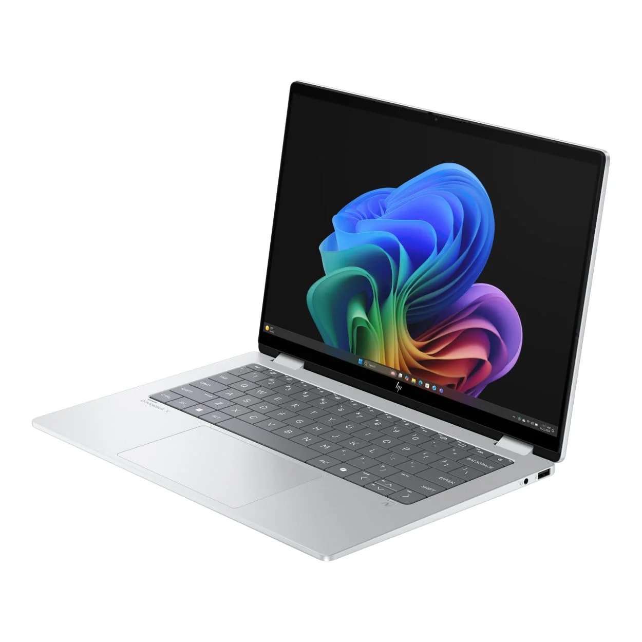 HP OmniBook X Flip 14-fm0006ni 14-inch 3K OLED Next Gen AI 2-in-1 Laptop - Intel Core Ultra 7 256V 1TB SSD 16GB RAM Win 11 Home Silver - Image 4