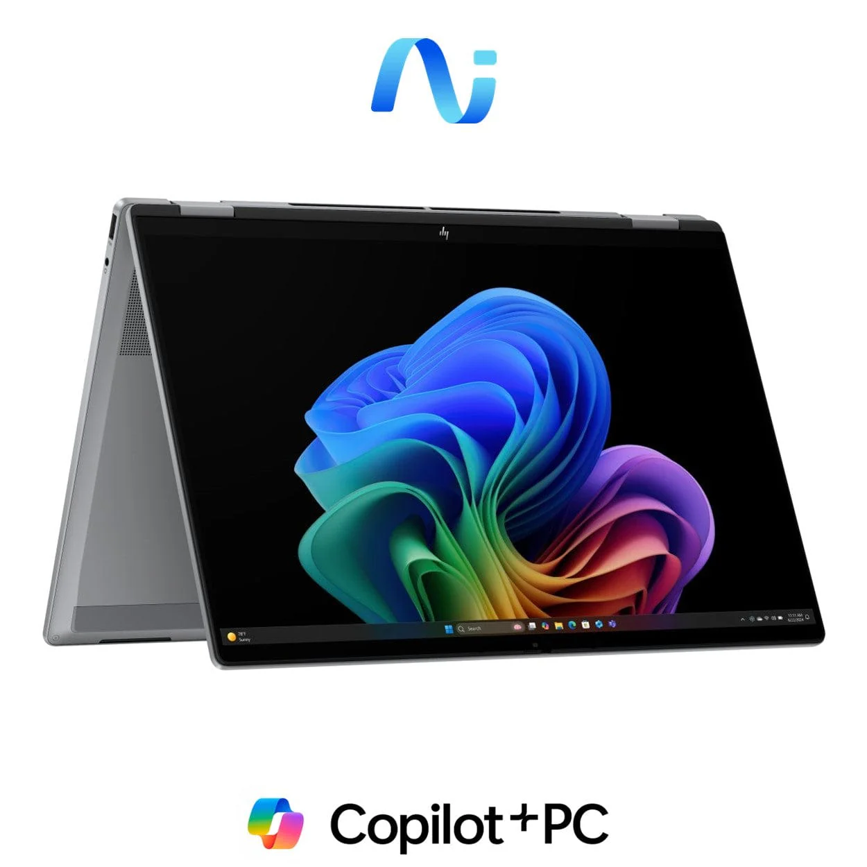 HP OmniBook X Flip 16-ar0006ni 16-inch 2K Next Gen AI 2-in-1 Laptop - AMD Ryzen 7 350 1TB SSD 24GB RAM Win 11 Home Silver - Image 2