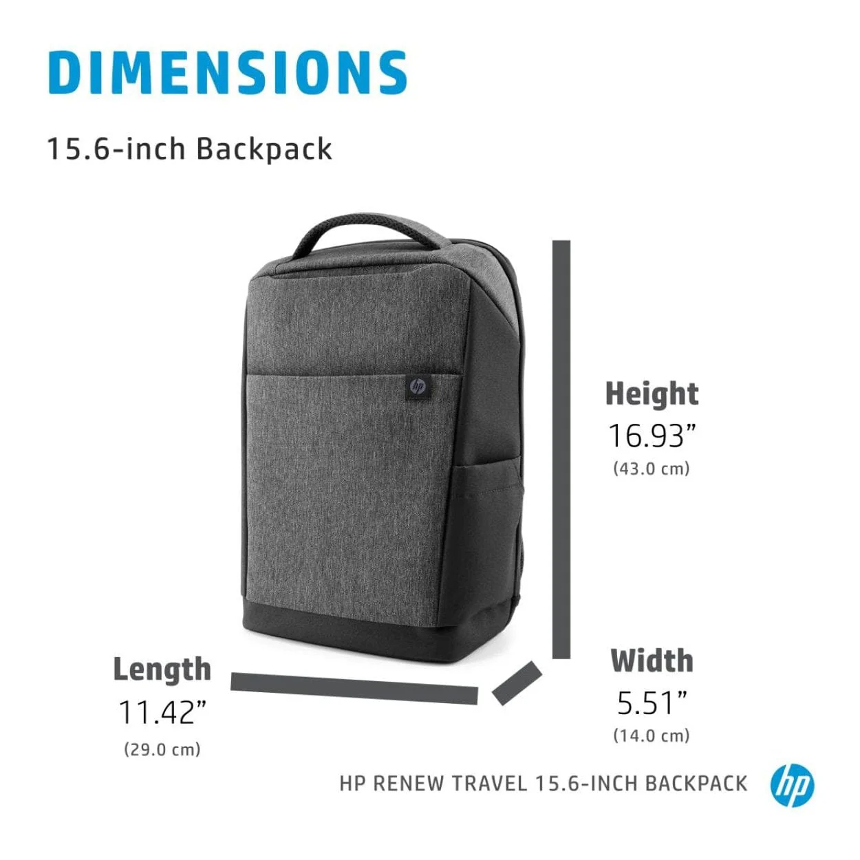 HP Renew Travel 15.6-inch Backpack 2Z8A3AA - Image 7