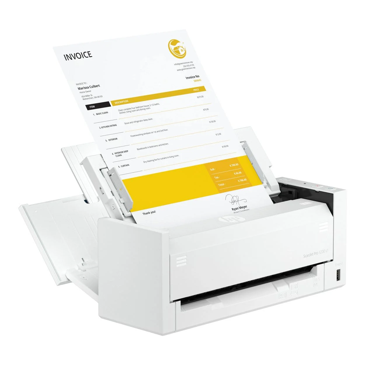 HP ScanJet Pro 4200 s1 Scanner 8Q4W2A - Image 2