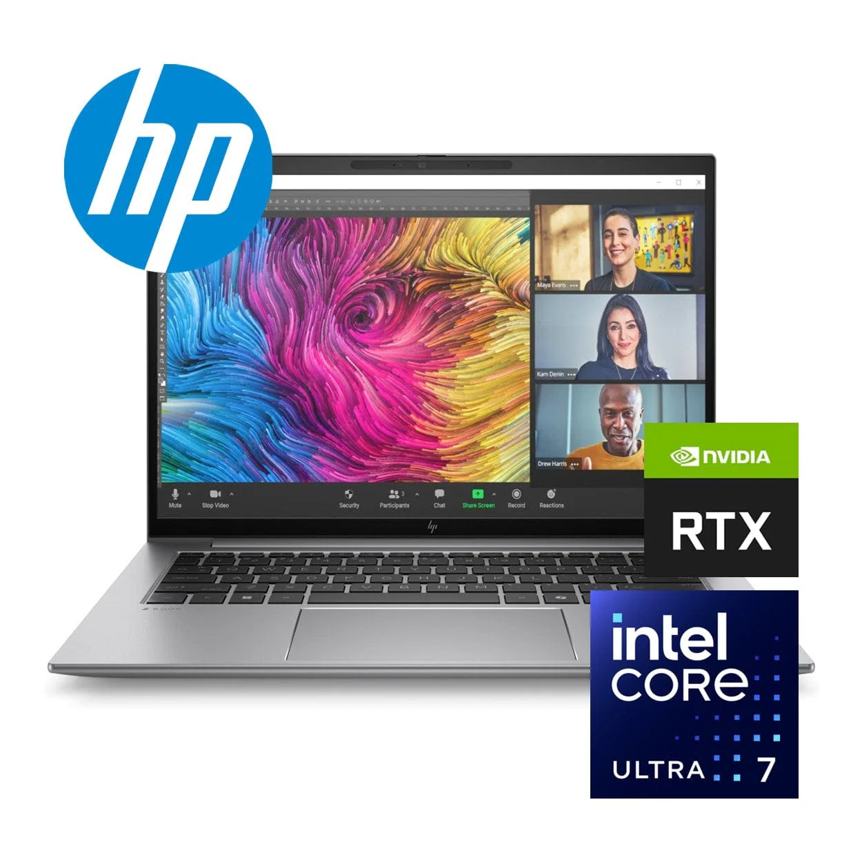 HP ZBook Firefly 14 G11 14-inch WUXGA Mobile Workstation - Intel Core Ultra 7 155H 512GB SSD 16GB RAM RTX A500 Win 11 Pro - Image 2