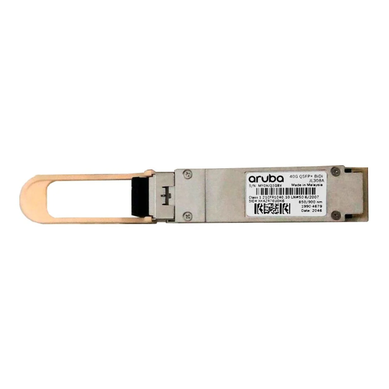 HPE Aruba Networking 40G QSFP+ LC 150m MMF 2-strand Transceiver JL308A - Image 2