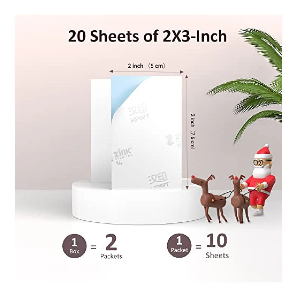 HPRT 2x3-inch Zink Photo Paper 20-sheets 104400040 - Image 3