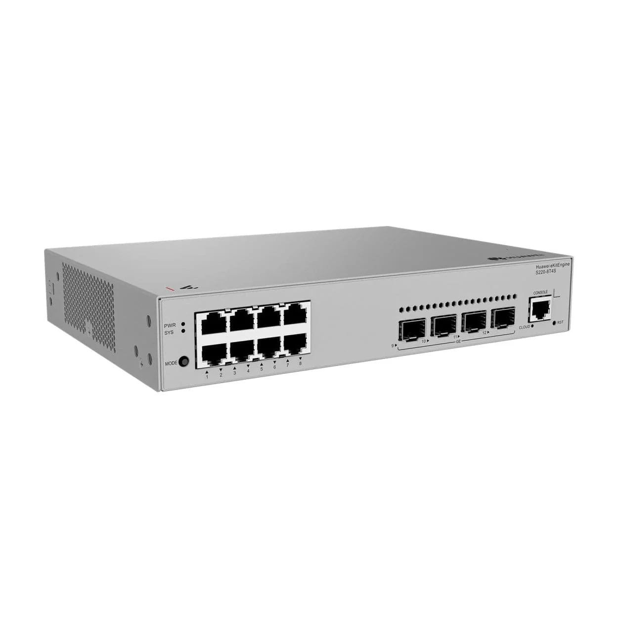 Huawei eKit S220-8T4S Layer 2 8-port 10/100/1000BASE-T 4-port 1GE SFP Managed Switch 98012551 - Image 2