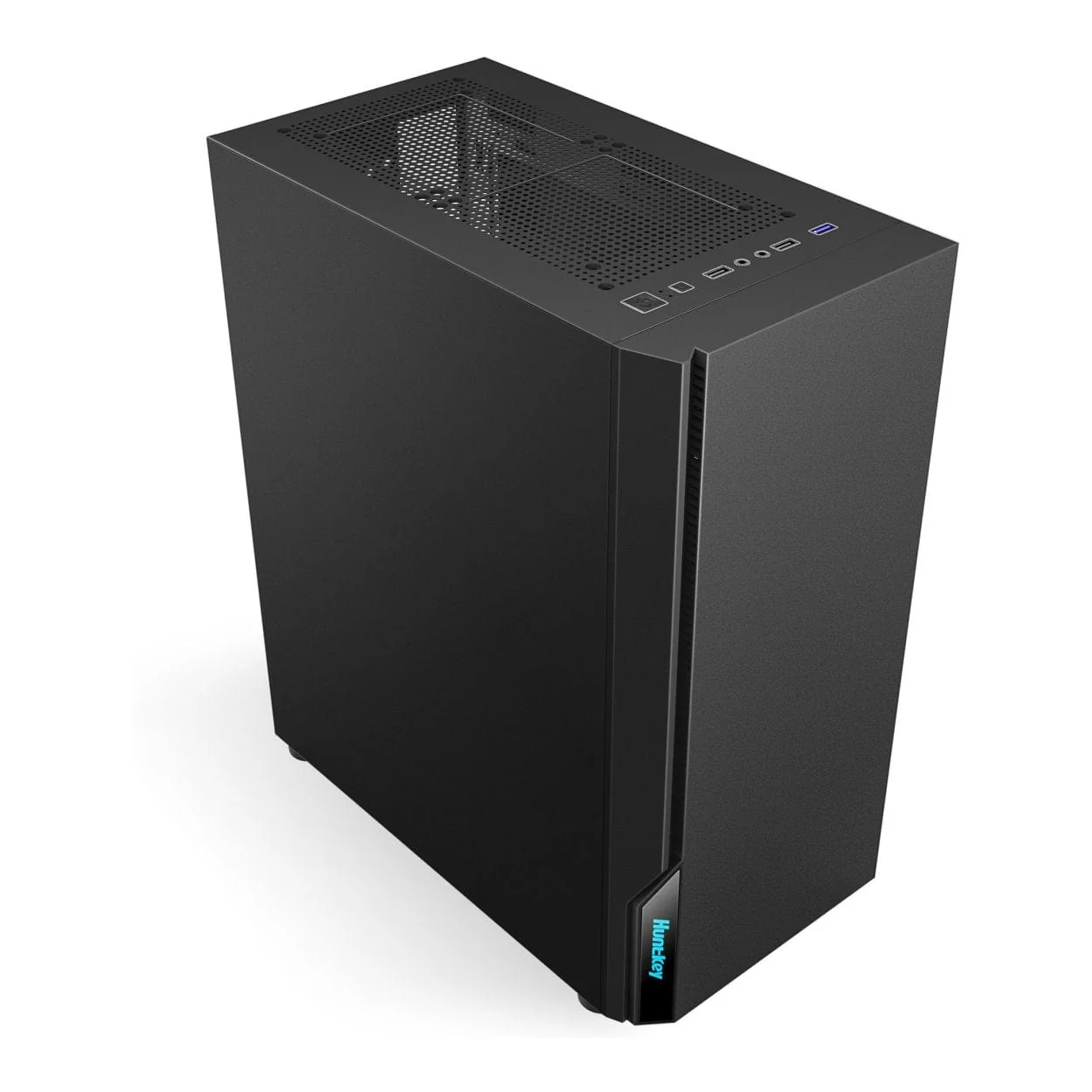 Huntkey BU530 Mid-Tower ATX PC Case - Black Steel - Image 2