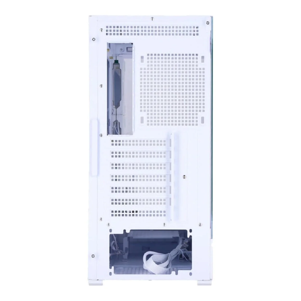Huntkey GX760A Fortune ATX Gaming PC Case with GS120 Fantasy ARGB Fans - White - Image 5