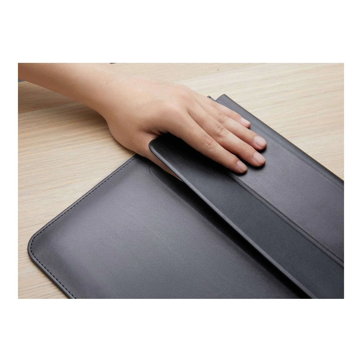 Hyper HyperShield Stand & Go Sleeve for 13-14-inch MacBook Pro and Air - Black HS595-14B - Image 2