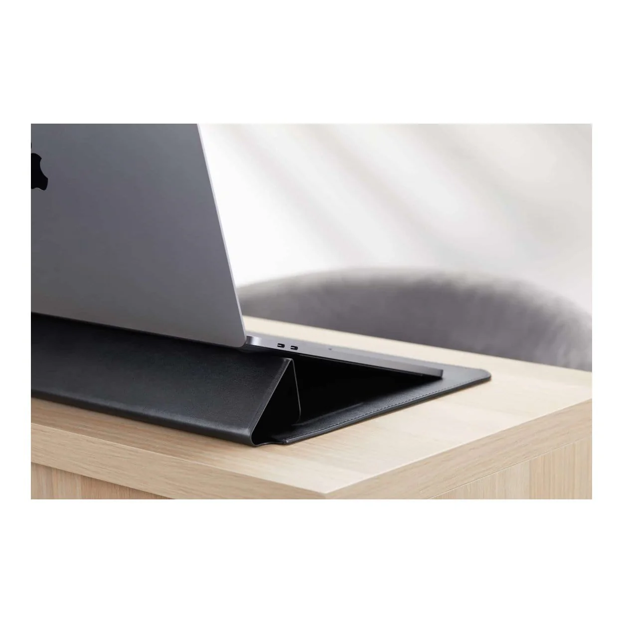 Hyper HyperShield Stand & Go Sleeve for 13-14-inch MacBook Pro and Air - Black HS595-14B - Image 5