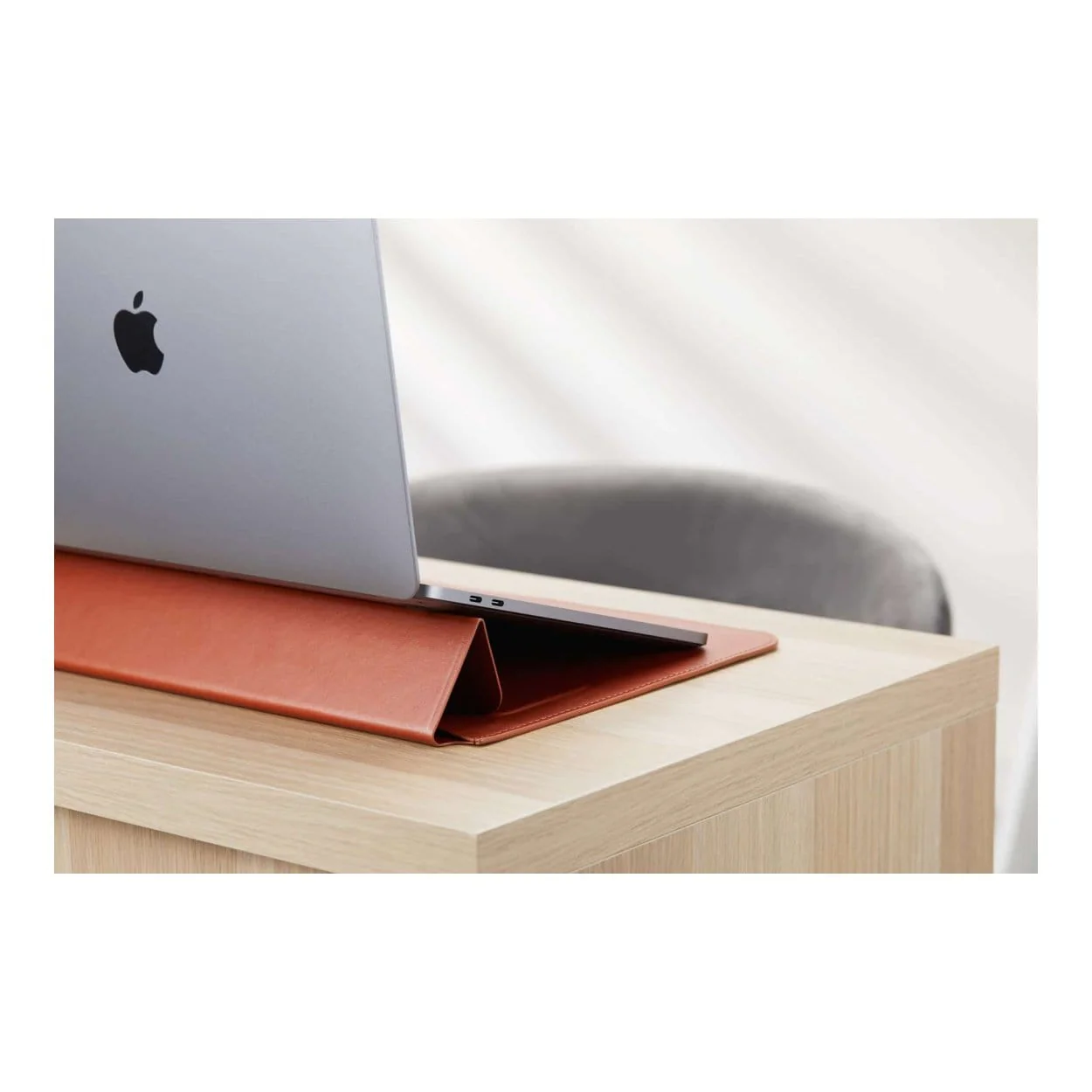 Hyper HyperShield Stand & Go Sleeve for 13-14-inch MacBook Pro and Air - Tan HS595-14T - Image 5