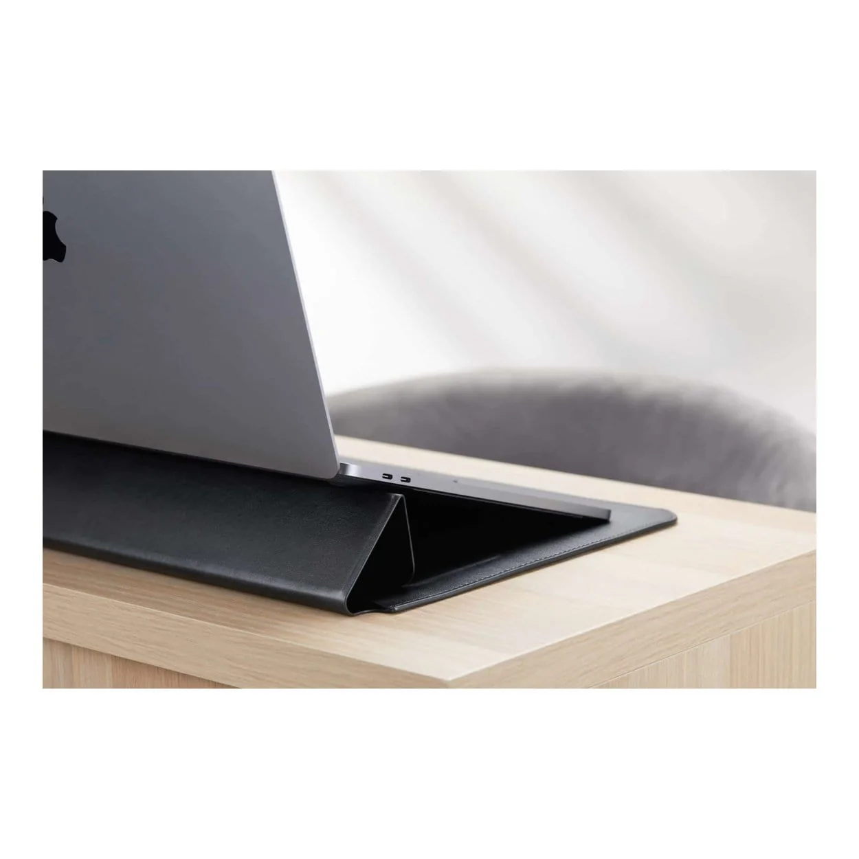 Hyper HyperShield Stand & Go Sleeve for 15-16-inch MacBook Pro and Air - Black HS595-16B - Image 5