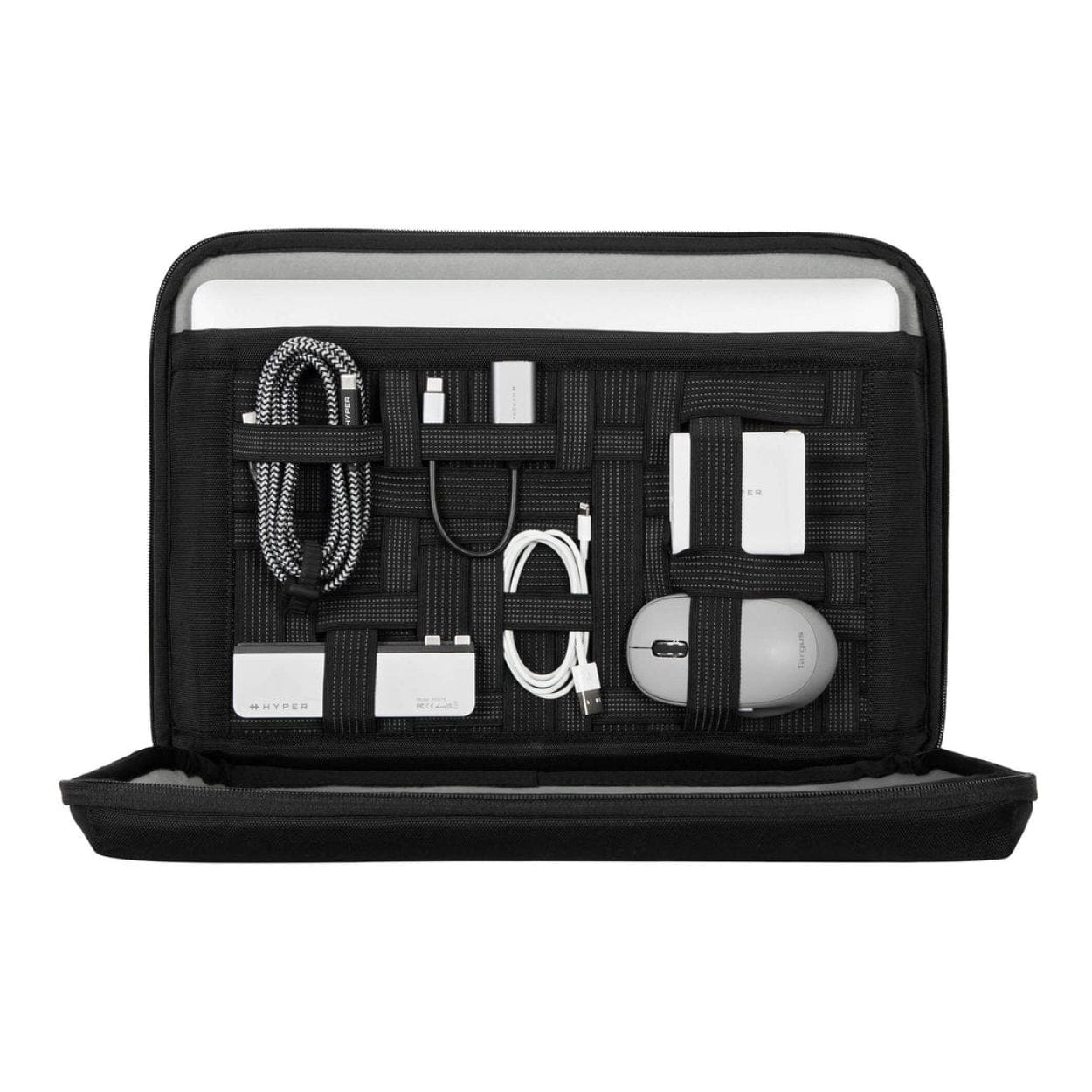 Hyper HyperShield Stash and Go 13-14-inch Notebook Sleeve - Black HS14BKGL - Image 4
