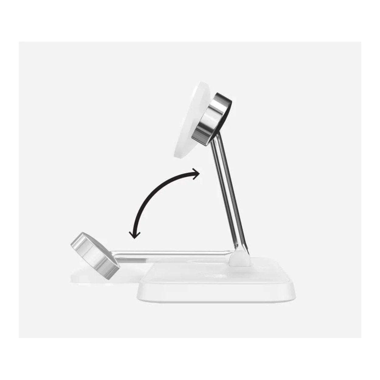 HyperJuice Next Qi2 4-in-1 Magnetic Charging Stand HJ3004WHGL - Image 2