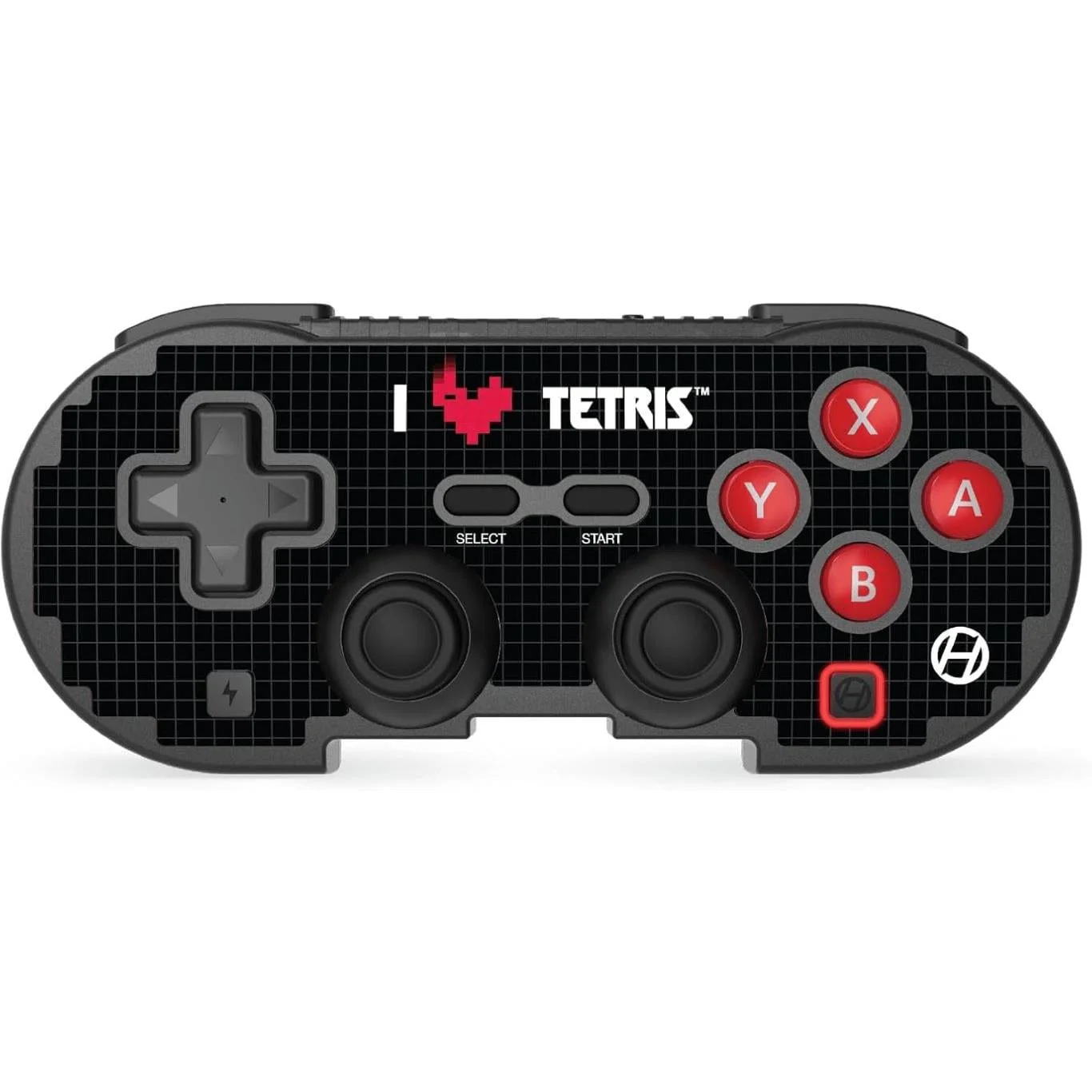 Hyperkin Official Tetris Pixel Art Bluetooth Switch Controller - Heart Drop M01328-TEHD - Image 2