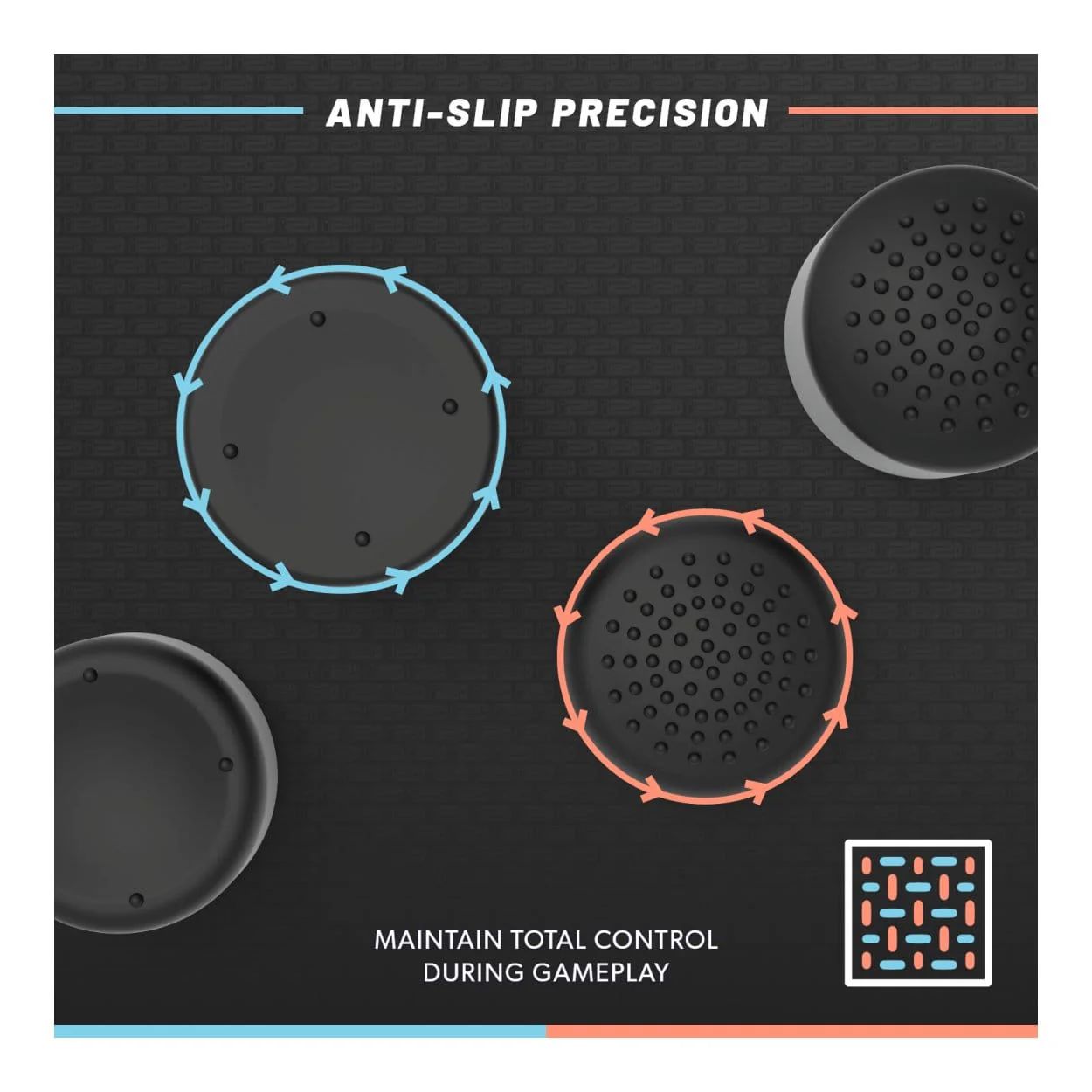 Hyperkin Pro Series Controller Thumb Grips 8-pack M07713 - Image 6