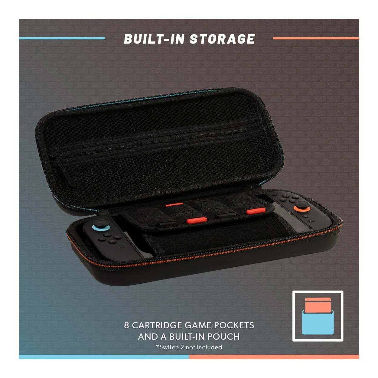 Hyperkin Protective Hard Shell Carrying Case for Nintendo Switch 2 M07711 - Image 9