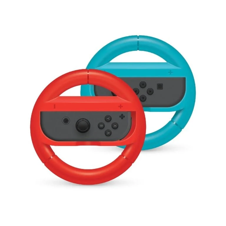 Hyperkin Racing Wheel Set 2-pack for Joy-Con - Blue Red M07602 - Image 2