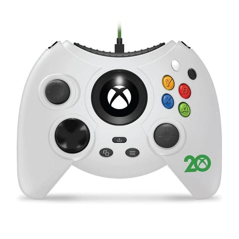 Hyperkin Xbox 20th Anniversary Limited Edition Duke Wired Xbox Controller - White M02668-ANWH - Image 3