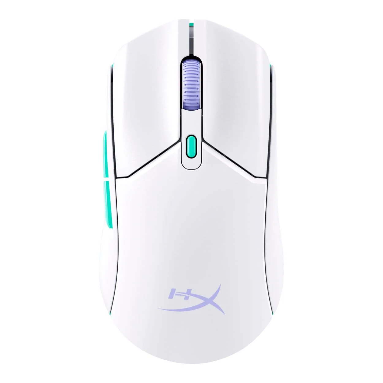 HyperX Pulsefire Haste 2 Core Wireless Gaming Mouse White-Green 8R2E7AA - Image 2