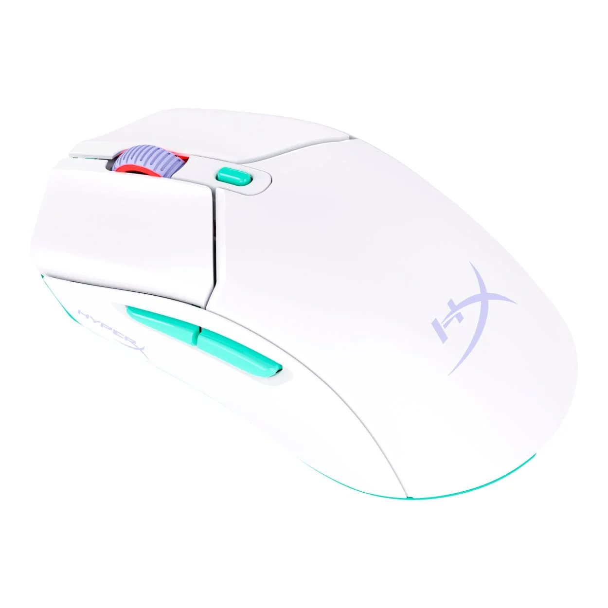 HyperX Pulsefire Haste 2 Core Wireless Gaming Mouse White-Green 8R2E7AA - Image 3