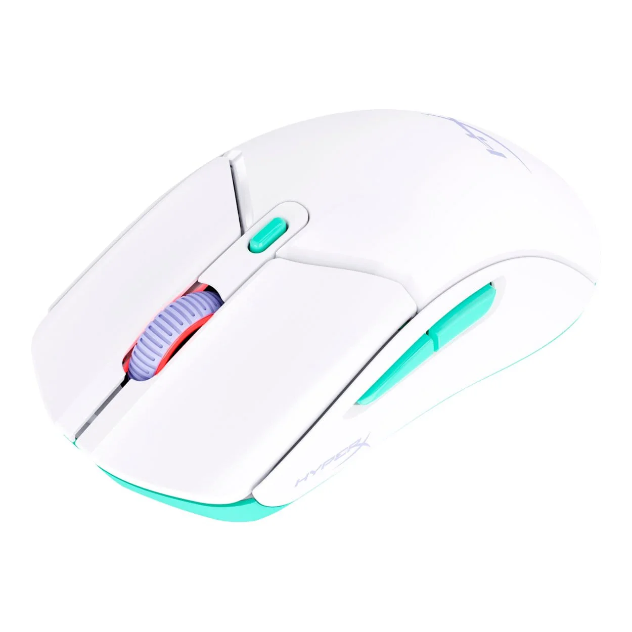 HyperX Pulsefire Haste 2 Core Wireless Gaming Mouse White-Green 8R2E7AA - Image 4