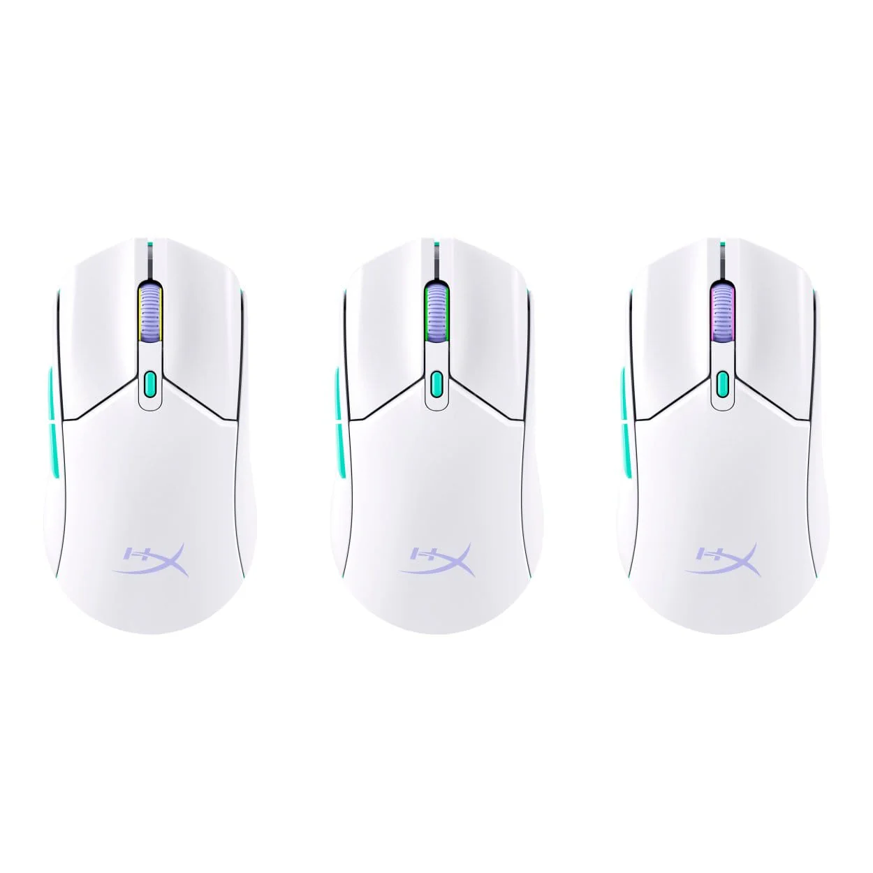 HyperX Pulsefire Haste 2 Core Wireless Gaming Mouse White-Green 8R2E7AA - Image 8