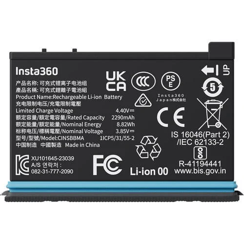 Insta360 X4 Rechargeable 2290mAh Battery CINSBBMA