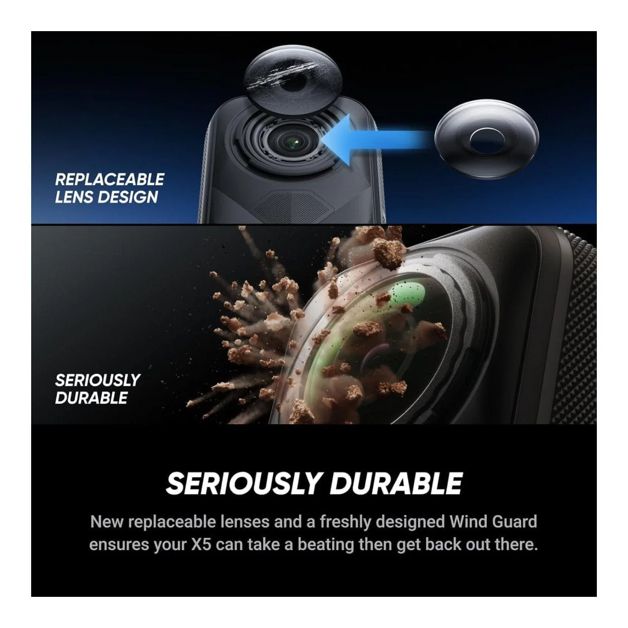 Insta360 X5 8K 6mm 360 Degree Action Camera Black with Essential Bundle IN-CINSAAHA-EB - Image 8