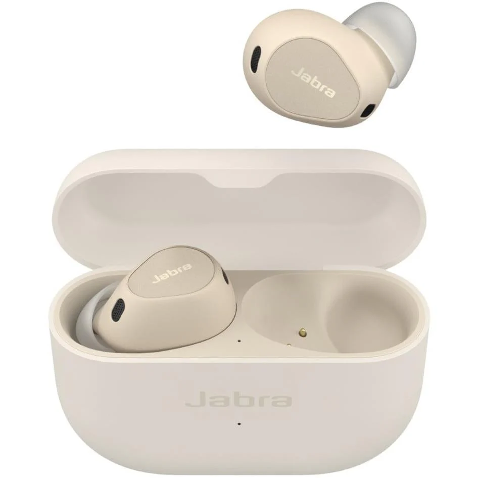 Jabra Elite 10 Wireless Earbuds with Charging Case Cream 100-99280901-99 - Image 2