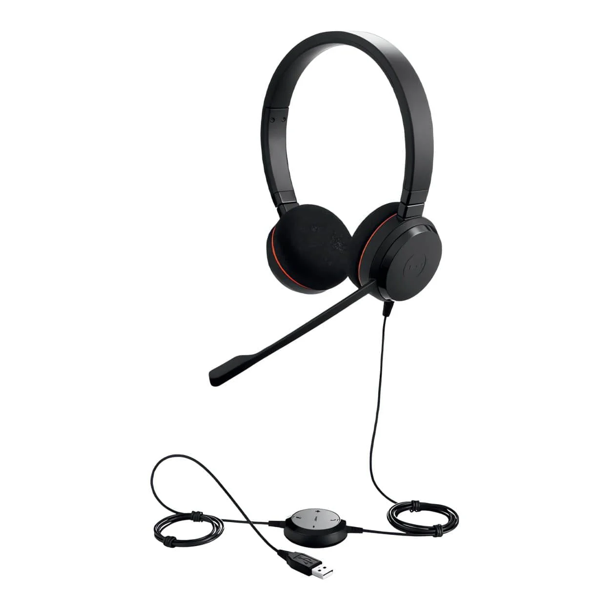 Jabra Evolve 20 MS Stereo Headset Head-band Black 4999-823-109 - Image 2
