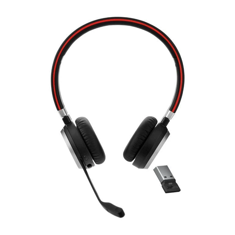 Jabra Evolve 65 SE UC Stereo Wireless Headset with Link390a 6599-839-409 - Image 2