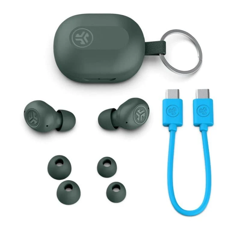 JLab JBUDS Mini True Wireless Earbuds Sage Grey EBJBMINIRSGE124 - Image 4