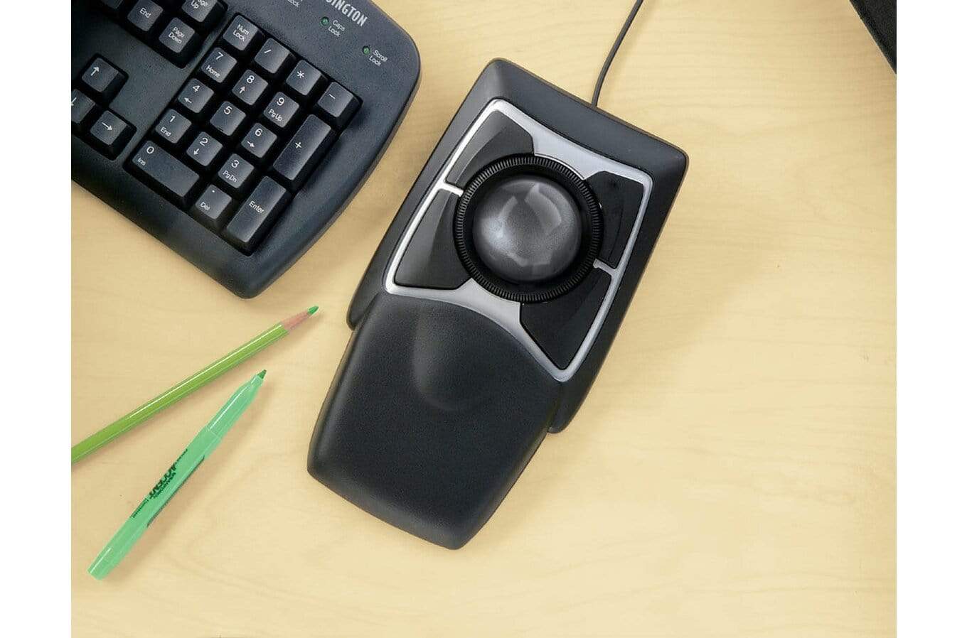 Kensington Expert USB Wired Mouse with Trackball 64325 - Image 2