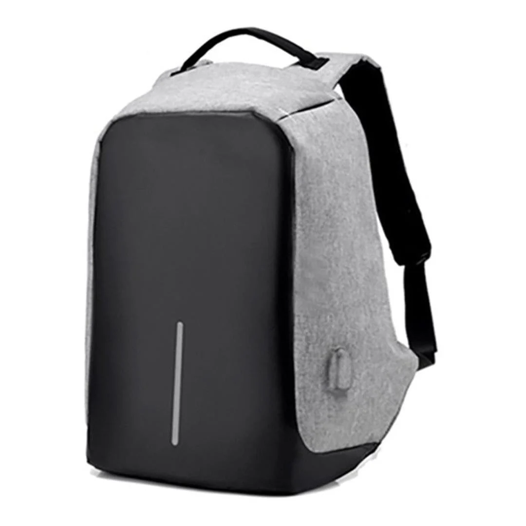 Kenton Anti-Theft Notebook Backpack Black and Grey CJB3368GR