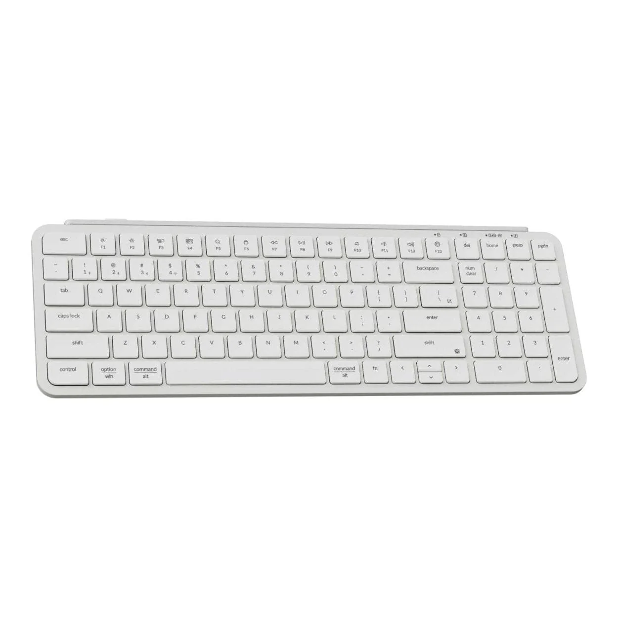 Keychron B2 Pro Ultra-Slim Wireless Keyboard Ivory White B2P-K8 - Image 2