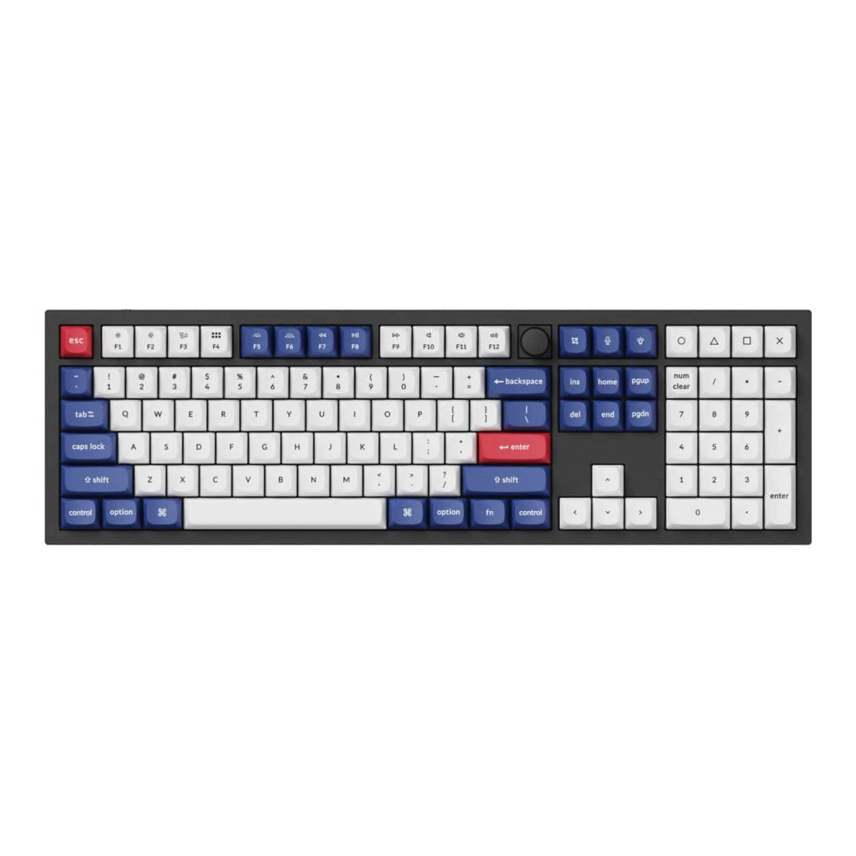 Keychron Double-Shot PBT OSA Profile Keycap Set Blue and White PBT-53 - Image 5