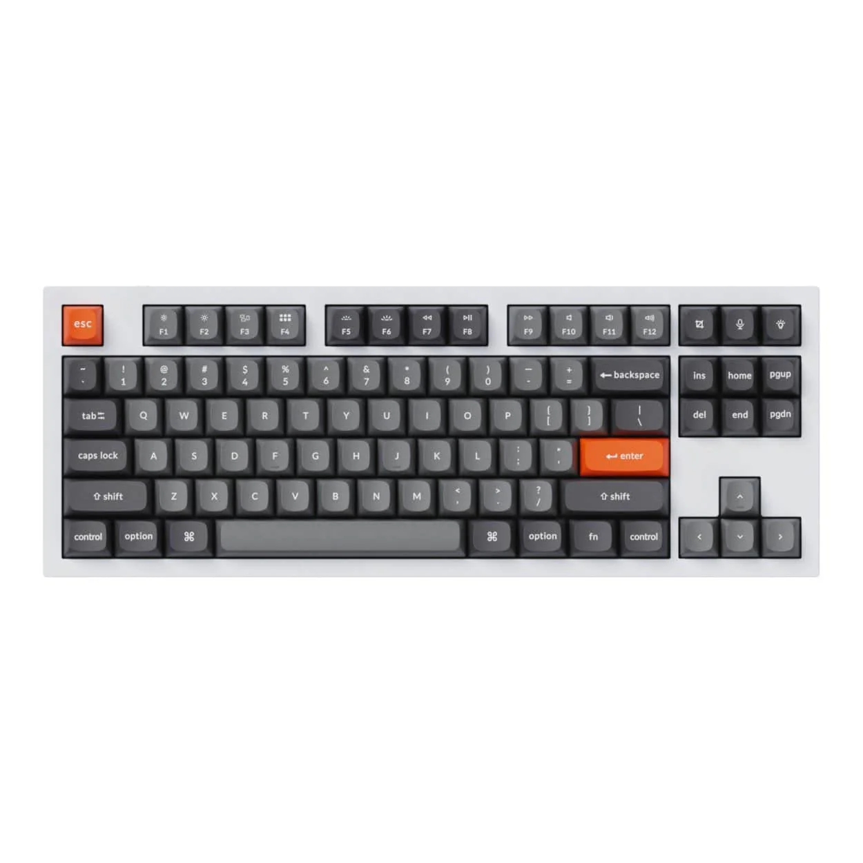 Keychron Double-Shot PBT OSA Profile Keycap Set Grey PBT-51 - Image 2