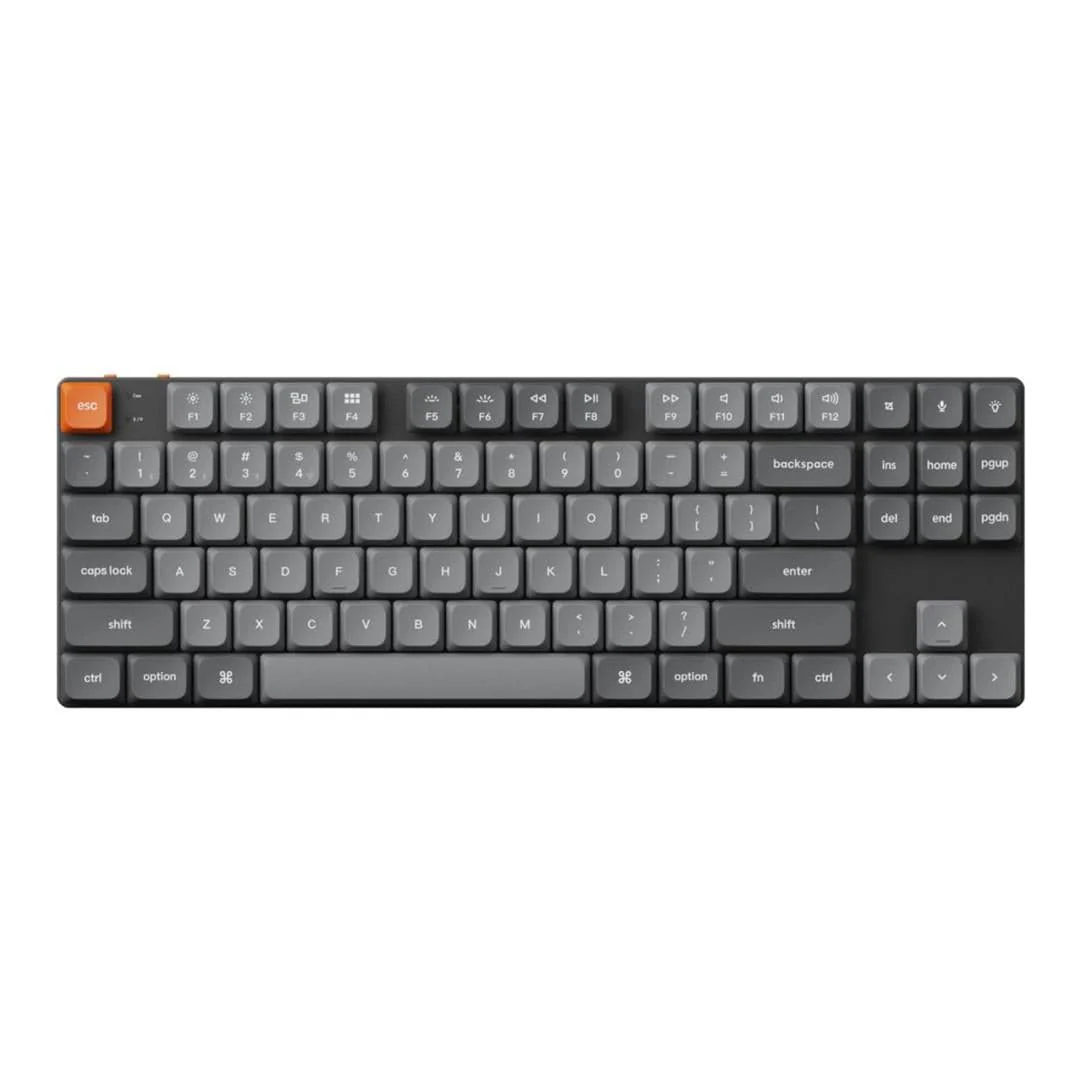Keychron K1 Max QMK/VIA Wireless Custom Mechanical Keyboard Red Switches K1M-H1